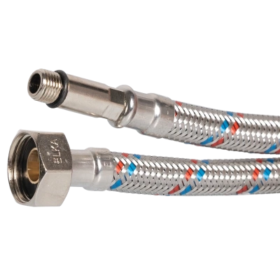 Гибкая подводка  для смесителя ELKA серия ЛЮКС, ВР/НР 1/2"-М10*35мм