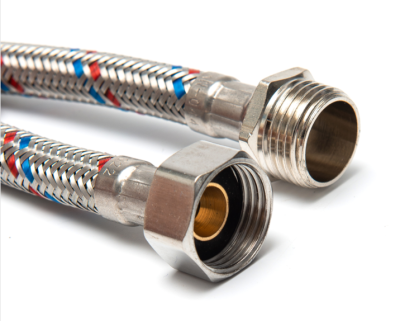 Гибкая подводка  для воды ELKA серия ЛЮКС, ВР/НР 1/2"-1/2"