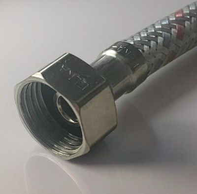 Гибкая подводка  для воды ELKA серия ПРОФИ, ВР/НР 1/2"-1/2"