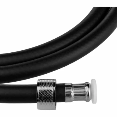 Шланг для душа черный матовый