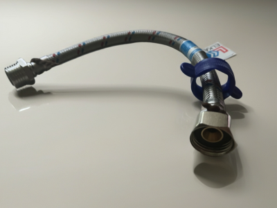 Гибкая подводка  для смесителя ELKA серия ЛЮКС, ВР/НР 1/2"-М10-18/35мм (пара)