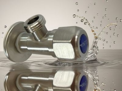 Кран для подключения сантехнических приборов ELKA, серия ПРОФИ, 1/2" - 1/2", ВР/ВР с отражателем