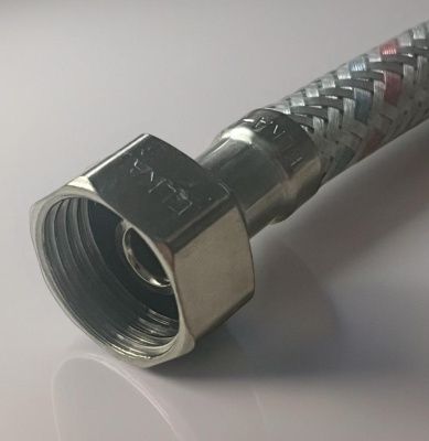 Гибкая подводка  для воды ELKA серия ПРОМО, ВР/НР 1/2"-1/2"