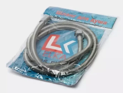 Шланг для душа Elka, растяжной-пружинный, нержавеющая сталь, 1,5 - 1,8 м