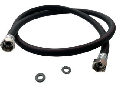 Подводка для газа ELKA серия Rubber, резина ГОСТ, тип 1-9,0, 1/2", ВР-ВР