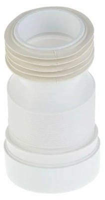 Слив для унитаза армированный ELKA, 230-510 мм,